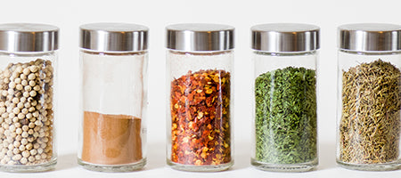 Spice Jars, Lids and Labels