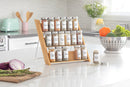 Orii 18 Jar Bamboo Drawer + Over Counter Spice Rack