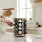 Orii 16 Jar Bamboo Spice Rack Set, Rotating Natural Bamboo Rack with Premium Spices & 5-Year Free Refills
