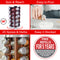 Orii 20 Jar Filled Spice Rack Organizer with Free Spice Refills, Dark Acacia Wood & Stainless Steel Rotating Spice Holder