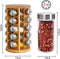 Orii 20 Jar Bamboo Rotating Spice Rack