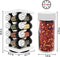16 Jar Spice Rack Set White