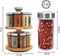 16 Jar 2 Tier Bamboo Rotating Spice Rack