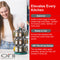 Orii Adrinova 24-Jar Revolving Tower Spice Rack Premium Glass Jars with Free 5-Year Refills