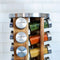 Orii 20-Jar Acacia Wood Rotating Spice Rack Organizer