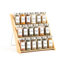 Orii 18 Jar Bamboo Drawer + Over Counter Spice Rack