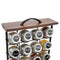 Orii 16-Jar Acacia Wood Tower Spice Rack Vertical Countertop Organizer with Glass Jars & Free 5-Year Refills