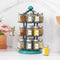 Orii Adrinova 24-Jar Revolving Tower Spice Rack Premium Glass Jars with Free 5-Year Refills