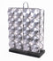 Orii 20 Jar Chrome Wire Unfilled Spice Rack With Black Bamboo Base